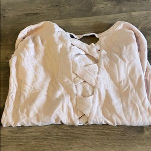 Zella light pink crew neck